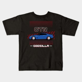 GTR R35 Godzilla jdm style Kids T-Shirt